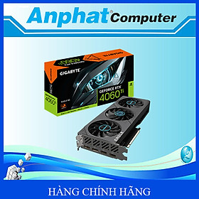 Card màn hình VGA Gigabyte GeForce RTX 4060 Ti Eagle OC 8GB ( N406TEAGLE OC-8GD )- Hàng Chính Hãng