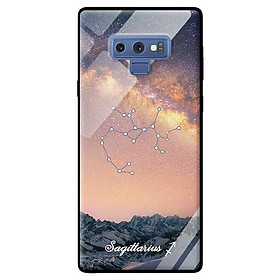 Ốp kính 12 cung Hoàng Đạo cho Samsung Galaxy Note 9 Sagittarius - Hàng chính hãng