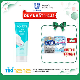 Sữa Rửa Mặt Ngừa Mụn Pond's Acne Clear (100g)