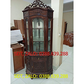 Mua Tủ Rượụ Góc Gỗ Gụ Gõ Hương