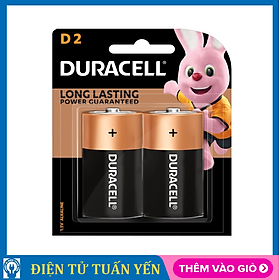  Pin đại D Duracell LR20,MN1300 Alkaline Duralock - Vỉ 2 viên