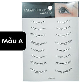 Miếng Dán Xăm Lông Mi Dưới 3D Tự Nhiên, Hình Xăm Tạm Thời Mi Giả Trang Điểm Makeup Đi Tiệc Party Lễ Hội Legaxi