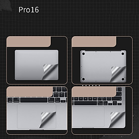 Bộ Miếng Dán 4in1 cho Macbook Air / Macbook Pro 13 / Macbook Pro 15 / Macbook Pro 16