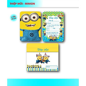 Mua Thiệp Mời Dự Tiệc Sinh Nhật Chủ Đề Dành Cho Bé Trai (10 cái/ bịch)