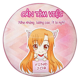 Gối tròn Cầm tìm việc - GOFU347