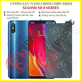 Hình ảnh Dán chống nhìn trộm dành cho Xiaomi Mi 8, Mi 8 EE, Mi 8 Lite, Mi 8 SE, Mi 8 Pro - Dán cường lực dẻo nano 9H