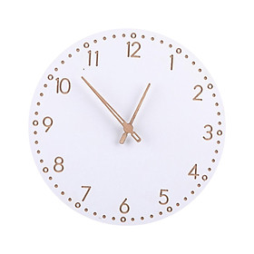 Wall Clock Battery Operated Silent Round Clock for  Dining Room