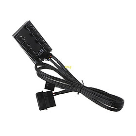 Cáp Chuyển Đổi Nguồn Quạt Tản Nhiệt 1 Sang 8 4-pin Molex Tx4 Pwm Cpu