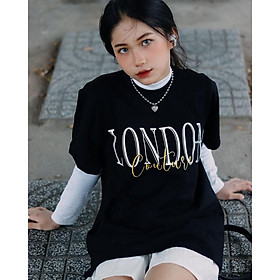 Áo thun nữ BLACKDOKI-LONDON , áo phông basic unisex form rộng tay lỡ chất cotton dày dặn cá tính M139