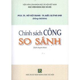 Hình ảnh Chính Sách Công So Sánh (Sách chuyên khảo)