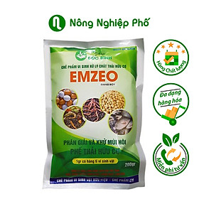 CHẾ PHẨM VI SINH EMZEO - PHÂN GIẢI, KHỬ MÙI HÔI PHẾ THẢI HỮU CƠ - GÓI 200GR 