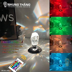 Mua Đèn Bàn Pha Lê Cao Cấp DB-923 - Chuyển Đổi 16 Màu Sắc - Điều Khiển Từ Xa - Decor Trang Trí - Có Video