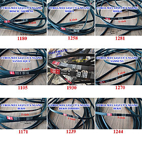 Mua Dây curoa dùng cho máy giặt sấy lồng ngang đai culoa cửa trước SANYO AQUA BEKO TOSHIBA ELECTROLUX ELEC MIDEA MEDIA SAMSUNG SÁMUNG