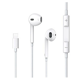 Tai nghe Earphone có dây Lightning kèm Mic cho Apple iPhone 7/ 7Plus USAMS EP-24 - Hàng chính hãng