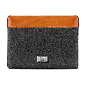 Túi chống sốc chính hãng TOMTOC (USA) Felt &amp; PU Leather - H16-E01 cho Macbook 15-16 inch/Dell XPS 15