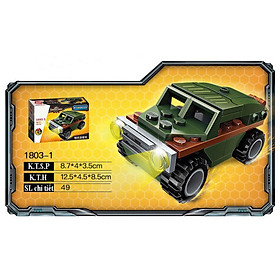 Đồ Chơi Lắp Ráp Cao Cấp Xe Tank Quân Sự 8IN1, Bộ Xe Mô Hình Xếp Hình Xe Tank Quân Sự, Bộ Quà Tặng Cho Bé