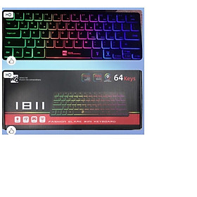 Mua Bàn Phím MINI R8 KB-1811 LED USB - ĐEN - Hàng Nhập Khẩu