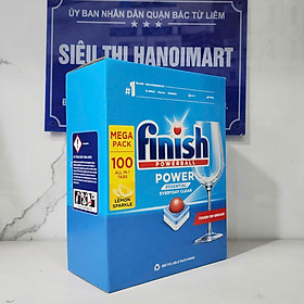 Xà phòng rửa chén bát dạng viên finish 150 viên - xa phong rua chen chuyên dụng cho máy