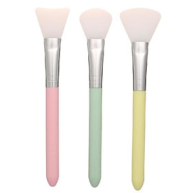 3Pcs Silicone Face Mask Brush Soft Silicone Facial Mud Mask Applicator Hairless Moisturizers Body Lotion Body Butter Applicator To