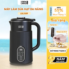 Mua Máy làm sữa hạt đa năng Lebenlang LBL1589  làm sữa nhanh trong 25 phút  công suất 600W  dung tích 1L  bảo hành 2 năm - hàng chính hãng