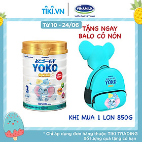 SỮA BỘT GOLD YOKO 3 VINAMILK 850G ̣̣DÀNH CHO BÉ TỪ 2 - 6 Tuổi