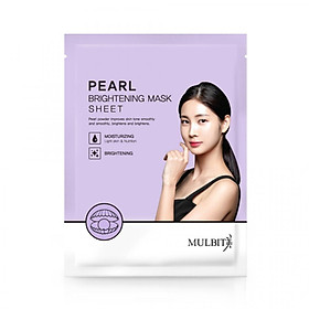 Mặt Nạ Giấy Ngọc Trai -  Pearl Brightening Mask Sheet Mulbit MB013 (23 g) 