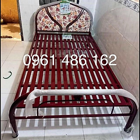 Mua Giường sắt khung tròn- ngang 1m dài 2m- freeship HCM