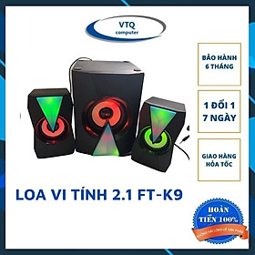 Mua Loa bluetooth vi tính  loa máy tính để bàn K9 bass mạnh mini cây để bàn mini đẹp chất có dây giá rẻ