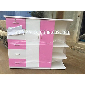 Tủ nhựa đài loan có kệ trang trí tiện lợi Hà nội