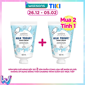 Kem Dưỡng Tay Watsons Milk Yogurt Hương Sữa Hand Cream Extra Milk 60ml