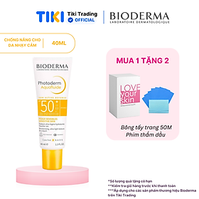 Kem chống nắng giảm bóng nhờn cho mọi loại da Photoderm Aquafluide SPF 50+ - 40ml [Không màu]