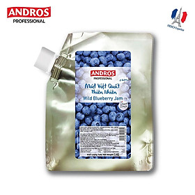 Mứt Việt Quất Thiên Nhiên Andros - Mứt trái cây - Túi 1kg