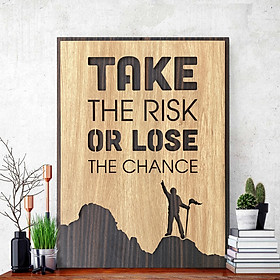Mua Motivational Painting TBIG074: Take The Risk Or Lose The Chance