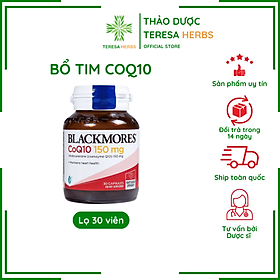 Viên Uống Hỗ Trợ Tim Mạch – Blackmores CoQ10 – Hộp 30v 150mg