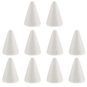 8-10pack 5/10pcs Cone Shape Styrofoam DIY Christmas Tree for Painting Crafts