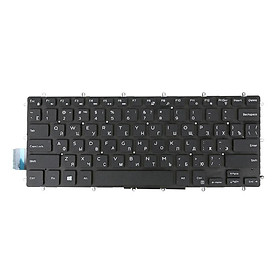 Laptop Keyboard Russian Replacement Part for DELL Inspiron 14 7466 No Frame
