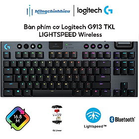 Mua Bàn phím cơ Logitech G913 TKL LIGHTSPEED Wireless Hàng chính hãng