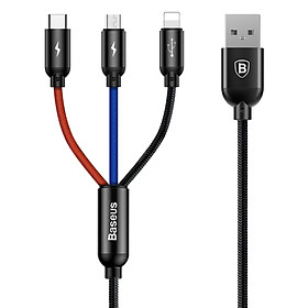 Mua Dây Cáp Sạc Lightning Cho iPhone/USB Type-C/MicroUSB Baseus (120cm) - Hàng Chính Hãng