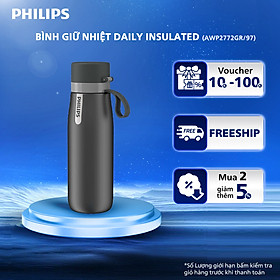 Bình giữ nhiệt Daily Insulated Philips AWP2772GR/97 - màu xám đen