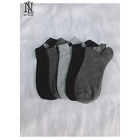 Combo 5 đôi tất vớ cổ ngắn chống hôi chân dành cho nam ( màu ngẩu nhiên)-Lê Ngọc Fashion