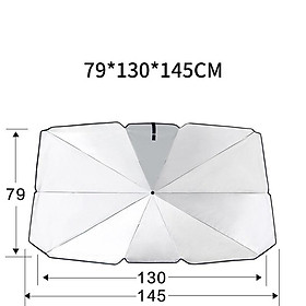 Ô Che Nắng Kính Lái Ô Tô , Dù Che Nắng Kính Lái Ô Tô (Tặng BAO DA) – Chống Nắng Nóng, Chống UV, Bảo Vệ Nội Thất Xe