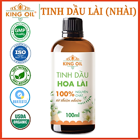 Tinh dầu Hoa Lài (hoa Nhài) nguyên chất từ thiên nhiên, xông phòng, khử mùi, thơm phòng, đuổi muỗi - KingOil