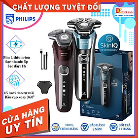 Máy cạo râu khô và ướt cao cấp, thương hiệu Philips SkinIQ S5831/01 và S5832/01