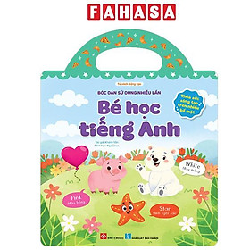 Sách - Bóc Dán Sử Dụng Nhiều Lần - Bé Học Tiếng Anh