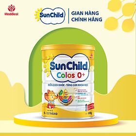 Sữa bột SunChild Colos 0+ Tăng cường miễn dịch và hỗ trợ tiêu hóa cho trẻ sơ sinh