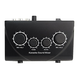 Karaoke Sound Mixer Audio Processor Mini for Wedding Home Theater Speaker