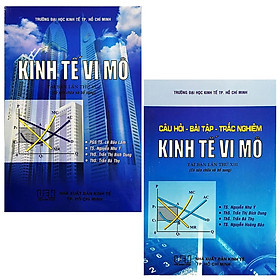 Hình ảnh sách Combo Kinh Tế Vi Mô và Câu Hỏi - Bài Tập - Trắc Nghiệm Kinh Tế Vi Mô
