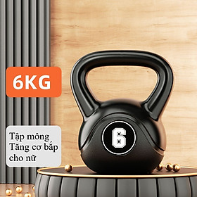 Tạ Bình Vôi,Tạ Ấm 6kg Bê Tông Bọc Nhựa PE Cao Cấp Chính Hãng Đại Nam Sport
