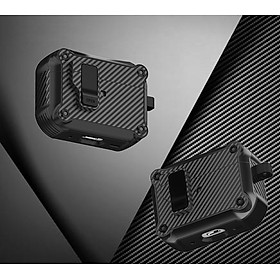 Bao Case Ốp Square Armor Có Khóa Chống Thất Lạc Rơi Tai Nghe cho Airpods Pro / Airpods 3 / Airpods Pro 2