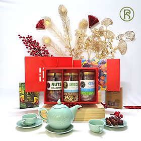 QUÀ TẾT HCM Hộp Quà Hampers 3 Món 6 Món Real Food